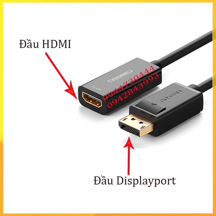 Cáp chuyển đổi Displayport sang HDMI hàng chính hãng bảo hành 12 tháng