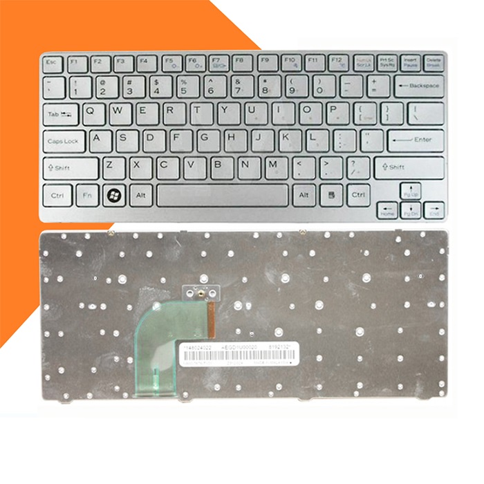 Bàn phím laptop Sony Vaio VGN-CR ĐEN - BẠC