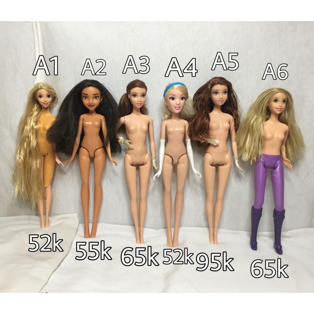Búp Bê Công Chúa Disney Hàng Used