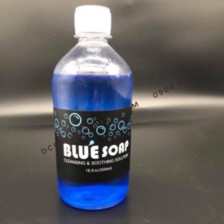 Dung dịch tạo bọt lau mực phun xăm blue soap /dcpx elly bảo trâm