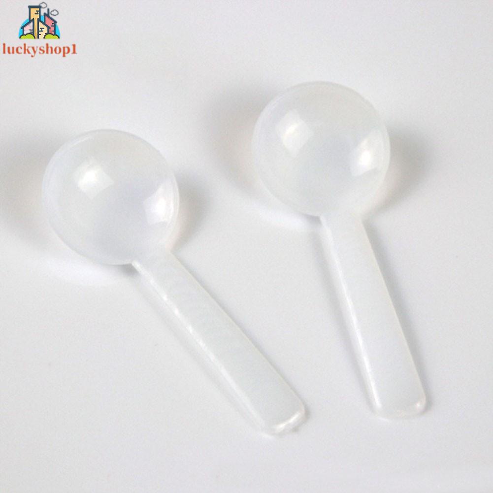 Bộ 100 Muỗng Nhựa Đo Lường 1g Màu Trắng #An#44635#D526c5