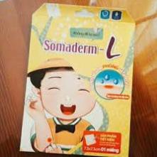 Somaderm - MIẾNG DÁN HÚT mủ/mụn & làm lành vết thương Somaderm – L – Hàn Quốc, 7.5 x 7.5, 1 miếng/hộp