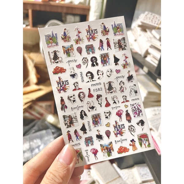 stiker dán móng