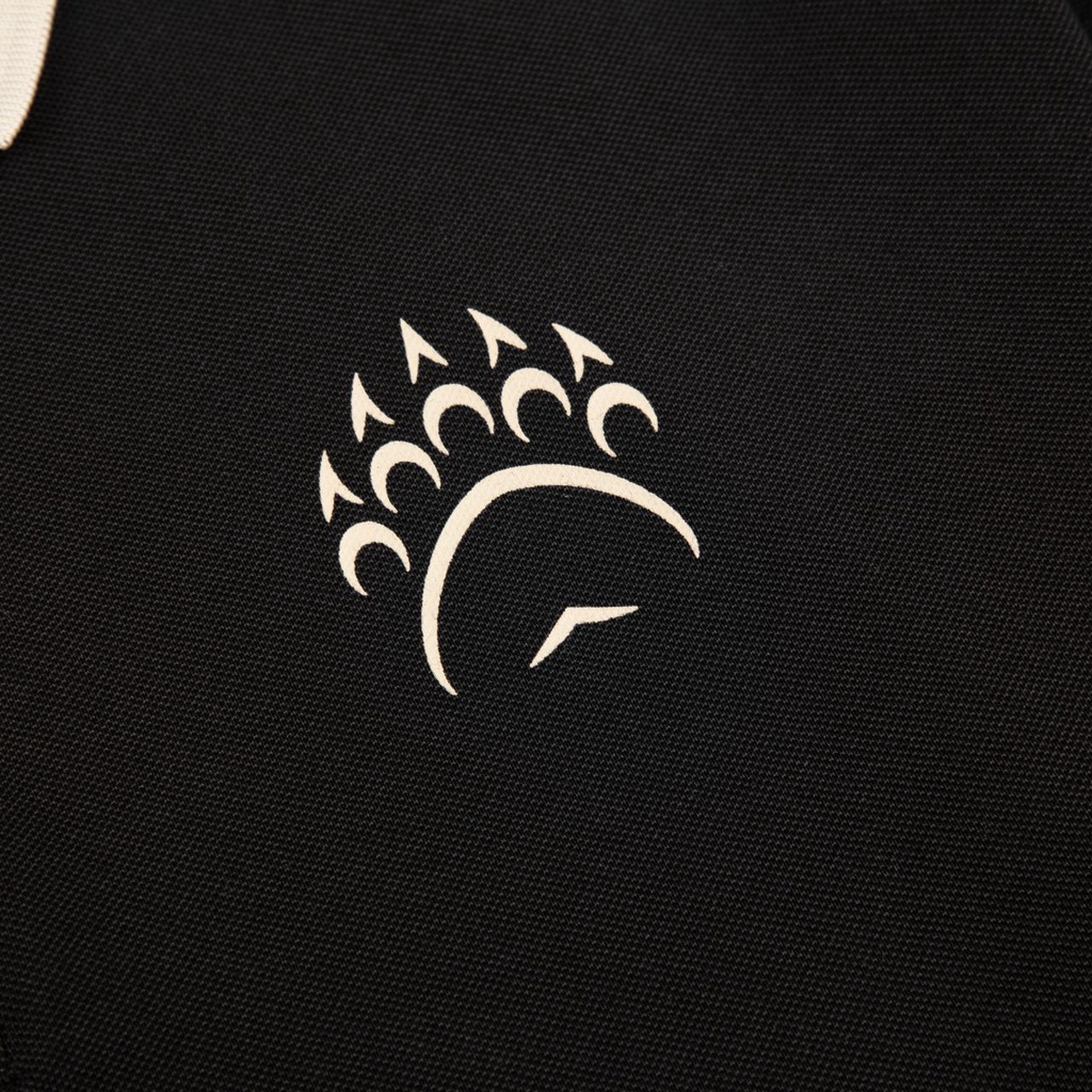 Áo polo nam phối CLAW in hình họa tiết vải CVC cao cấp, nam tính, thanh lịch, sang trọng, trẻ trung - MODANFIT