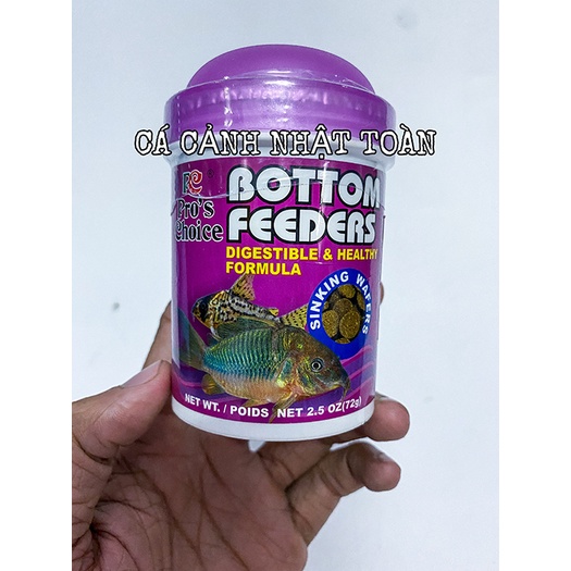 THỨC ĂN CÁ CHUỘT BOTTOM FEEDERS PRO CHOICE 72G