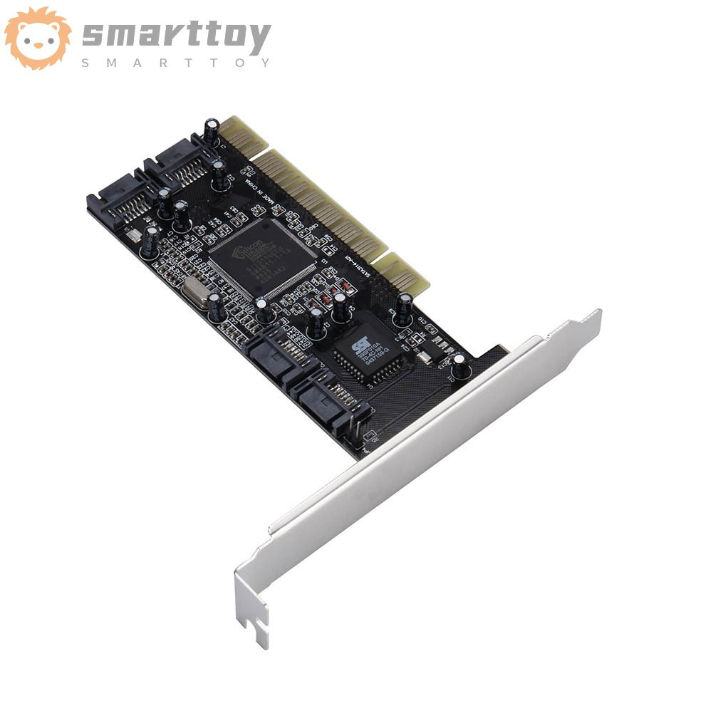 Mạch Chuyển Đổi Pci Sang 4 Cổng Sata Serial Ata Raid Sil3114 3114 I / O