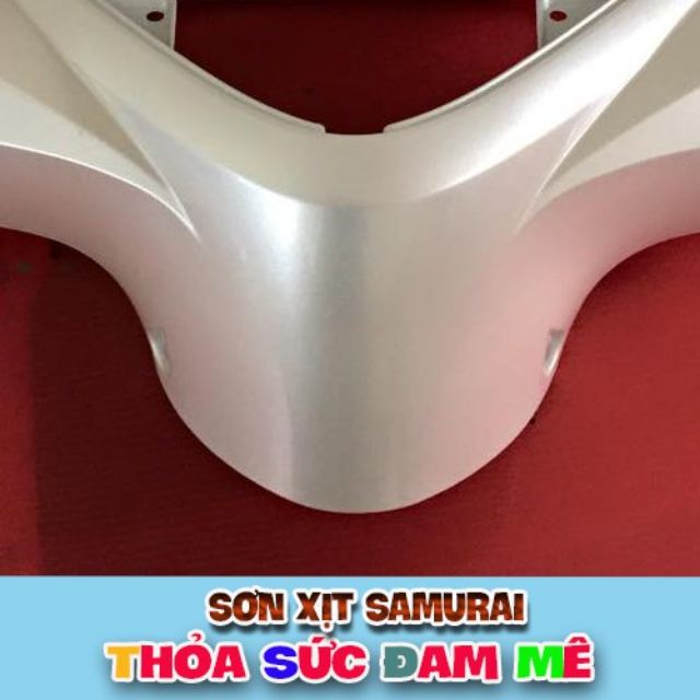 [ COMBO 4 CHAI ] SƠN XỊT SAMURAI MÀU TRẮNG NGỌC TRAI UCH210 - 102 - H196 - K1K