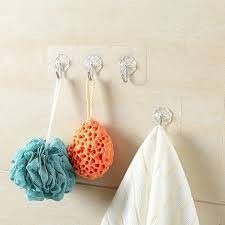 Móc dán tường trong suốt, chịu lực, dán chắc chắn kích thước 6x6 cm [MÓC 1K]