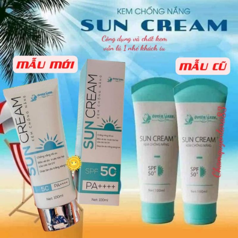 Kem chống nắng Sun cream Quyên lara 100ml [chính hãng]
