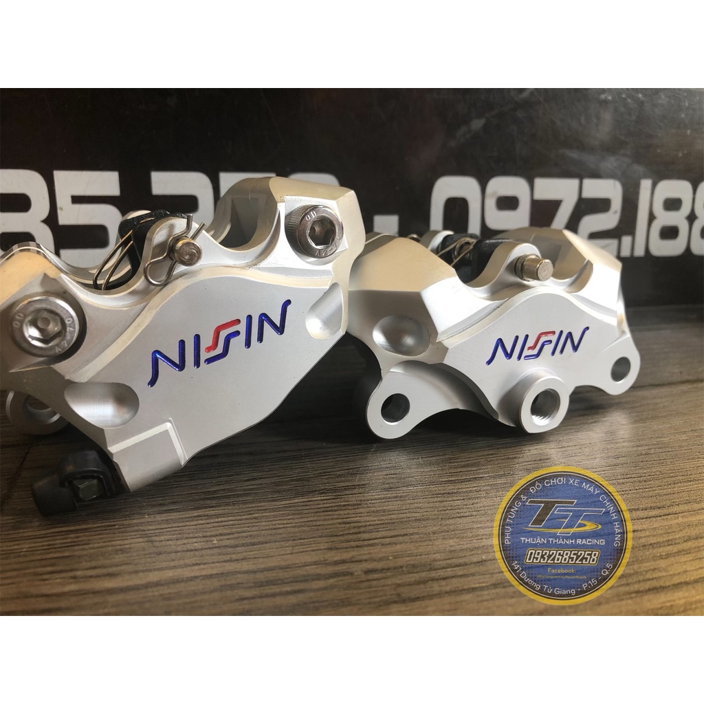 Heo Dầu Nissin CNC 2 pis đối xứng sử dụng cho nhiều loại xe