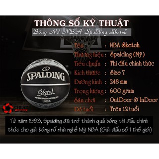 BÓNG RỔ SPALDING NBA SKETCH