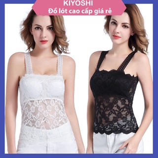 Áo lót ren cổ vuông không gọng Áo lót mút mỏng AL220