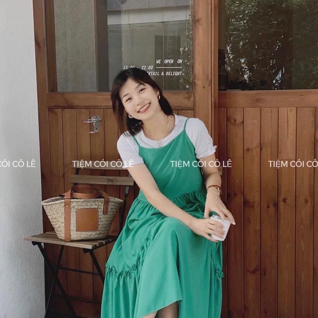 (Ảnh thật) Túi cói đi biển phối dây da hottrend - Tiệm Cói Cô Lê