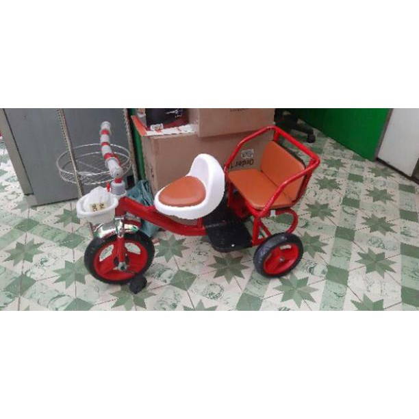 Xe đạp xích lô xe đạp đôi cho bé 2 - 6 tuổi