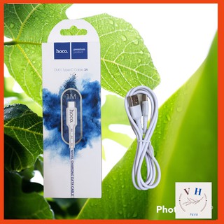 Dây cáp sạc type c hàng chính hãng hoco du01 dài 1m bh6t
