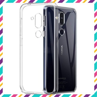 Ốp Nokia 8.1 / Nokia X7 dẻo trong suốt (Loại đẹp)