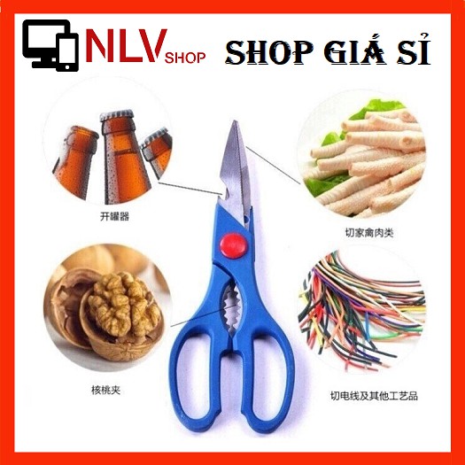 CÁI KÉO NỘI TRỢ 2IN1, KHUI NẮP CHAI ĐƯỢC nhiều màu