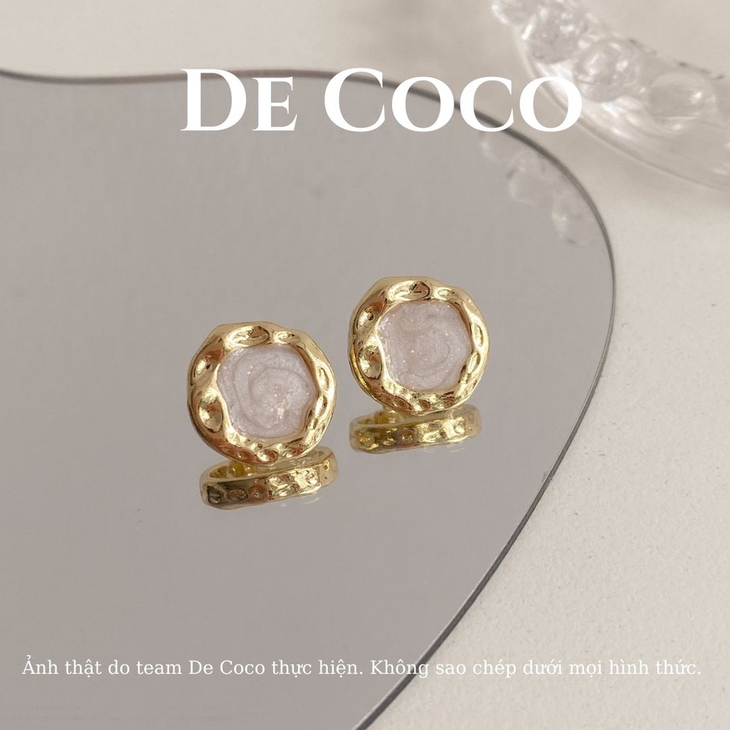 Khuyên tai nữ khảm xà cừ Donna De Coco