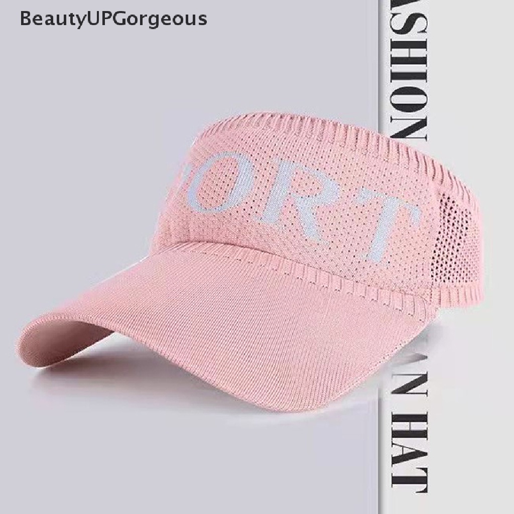 [BeautyUPGorgeous] Mũ Dệt Kim Rộng Vành Hở Chóp Màu Trơn Thời Trang Đi Biển Mùa Hè Dành Cho Nữ