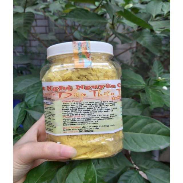 1kg tinh bột nghệ thủ công hạt nguyên chất chưa nghiền