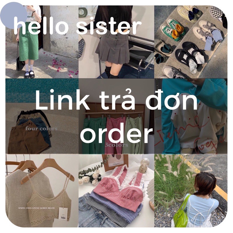 [link tạm khách IG đặt] hellosister - Quần Tây Đen Form Suông