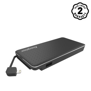 Sạc dự phòng Energizer 10,000mAh /3.7V Li-Polymer - XP10002ABK - Kèm cáp Lightning MFI