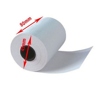 10 cuộn Giấy in bill (in nhiệt) K80*45mm