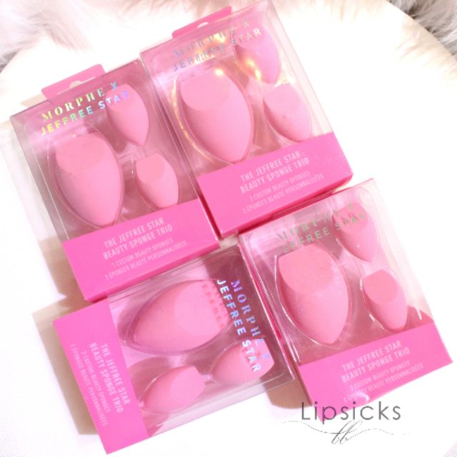 Bộ mút trang điểm Morphe x Jeffree Star Beauty Sponge Trio