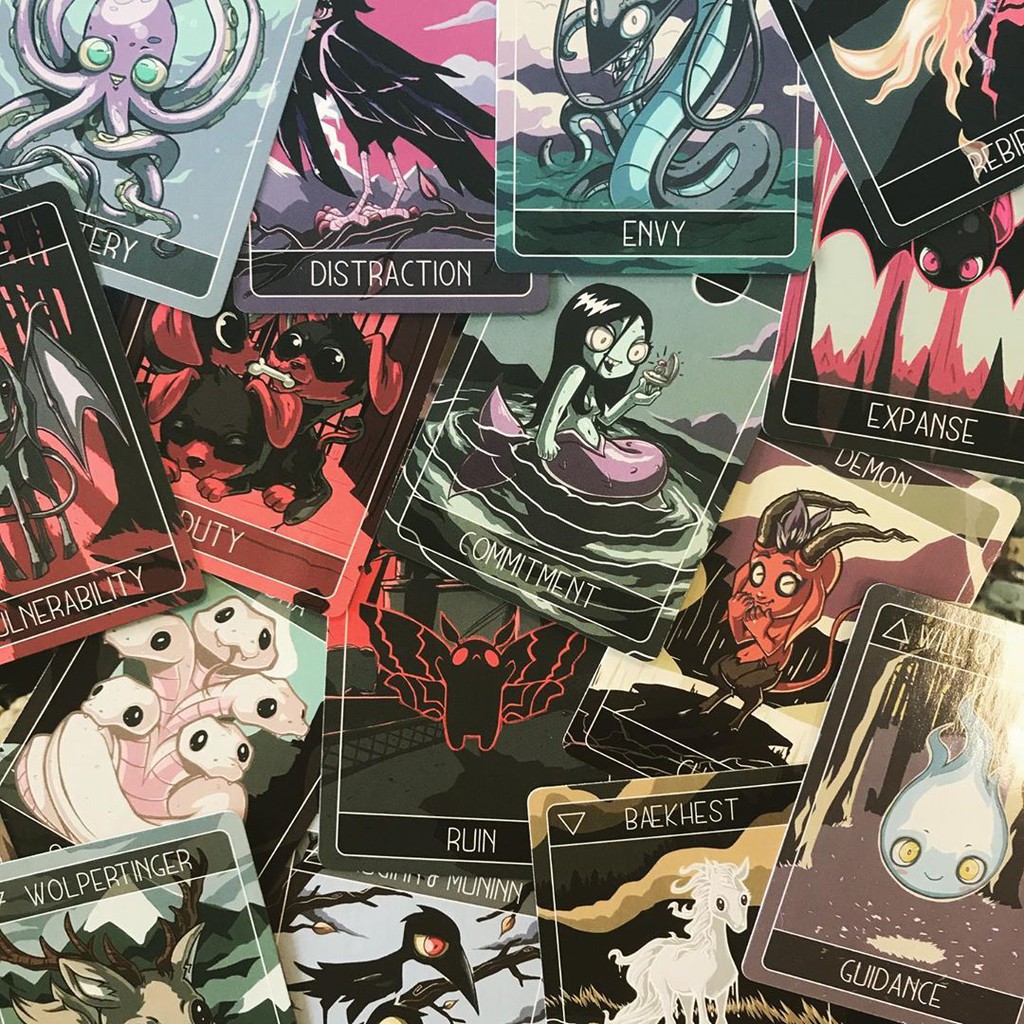 Bộ Bài Adorabyssal Oracle (Mystic House Tarot Shop) - Bài Gốc Authentic Chính Hãng 100%