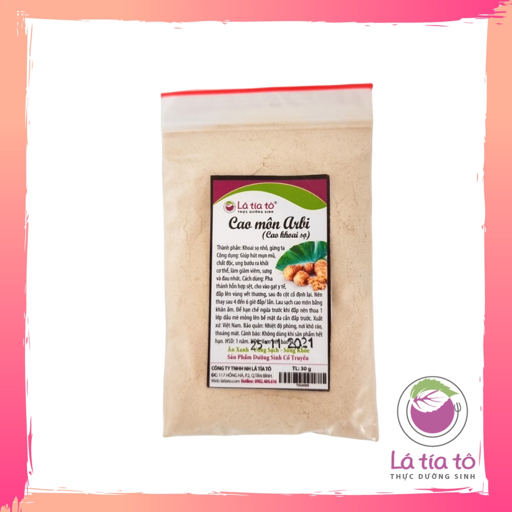 CAO KHOAI SỌ 30GR - LÁ TÍA TÔ