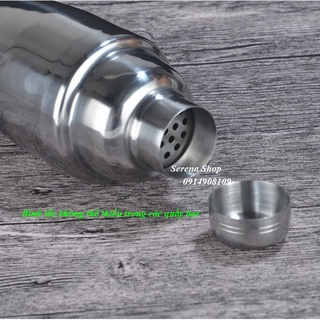Bình lắc inox, bình shaker 350ml - 550ml - 750ml