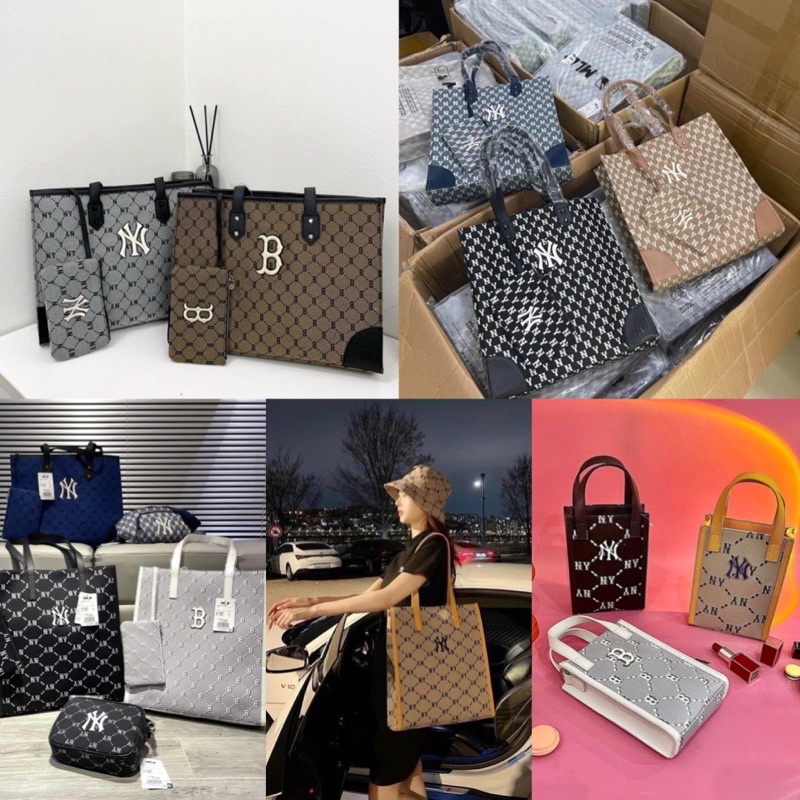 (HÀNG SẴN)(ảnh thật) Túi Tote m /lb Monogram JAC QUARD Shopper Bag