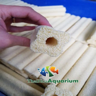 Thanh sứ lọc hoa mai vàng, muối tiêu cho bể cá, hồ koi