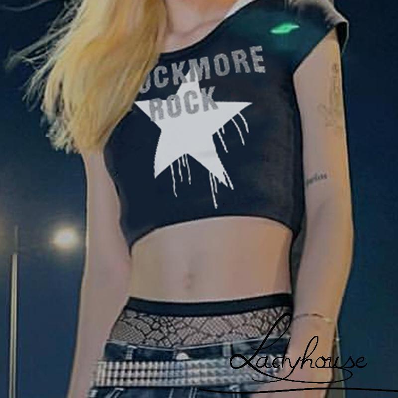 Áo Thun Tay Ngắn Cổ Tròn In Chữ Đơn Giản Dành Cho Nữ