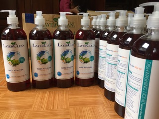 Combo NRB bát hữu cơ Layer Clean (chai 800ml)