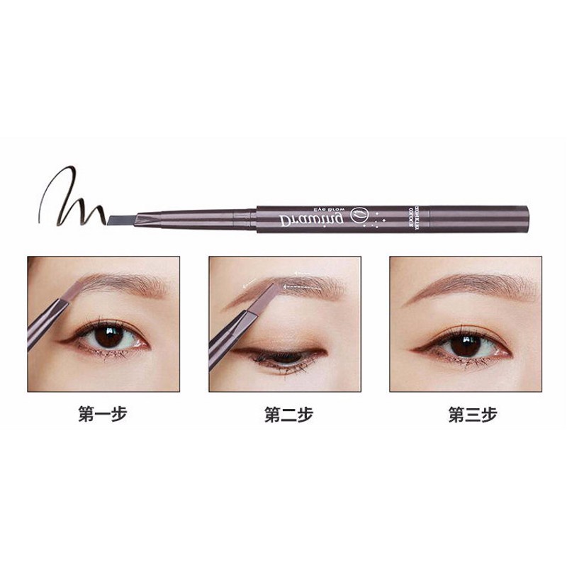 Chì Kẻ Mày Nâu 2 đầu Geometry Drawing Color Eyebrows kèm hộp siêu mịn chính hãng nội địa sỉ | BigBuy360 - bigbuy360.vn