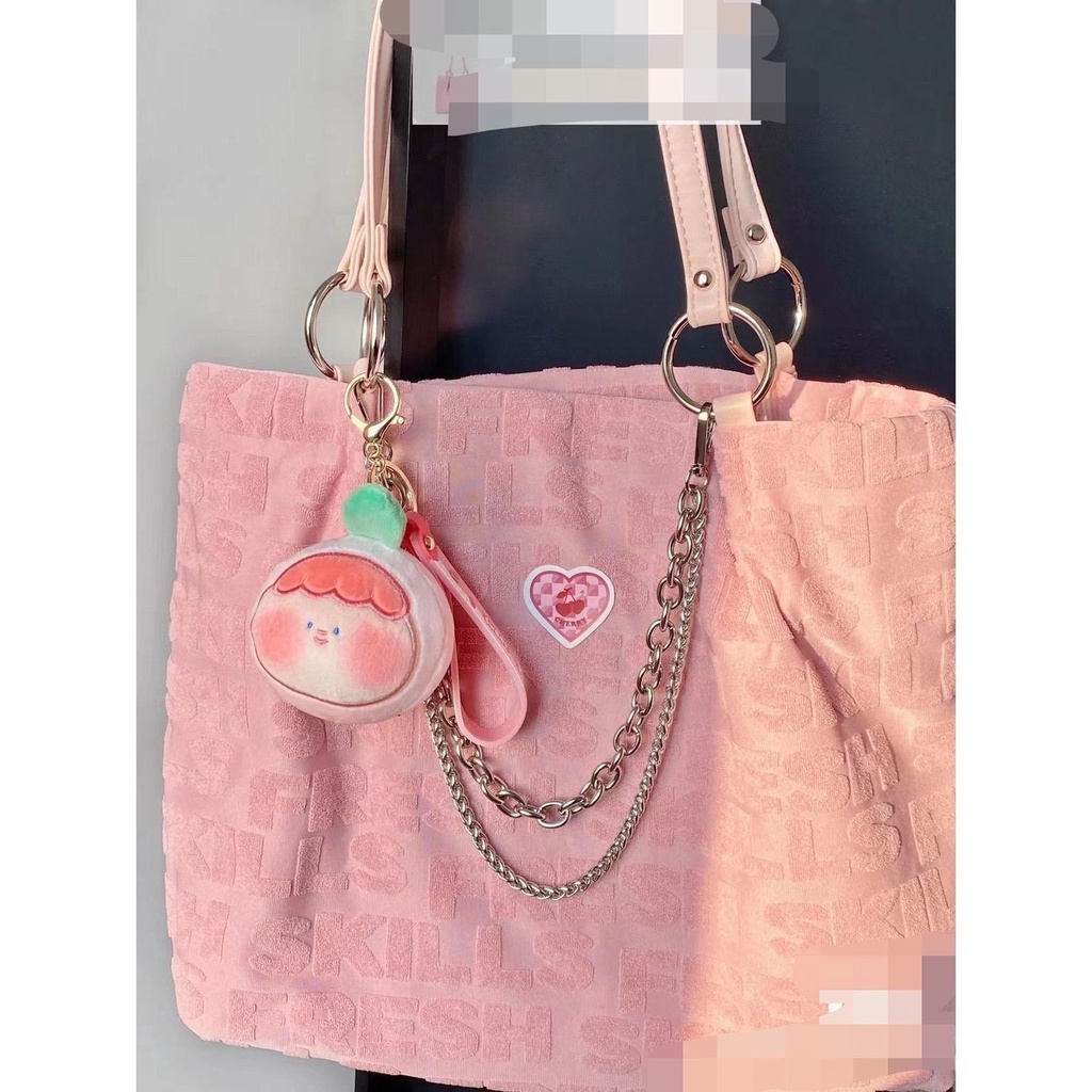 Túi Xách tote Sức Chứa Lớn Màu Hồng Nữ Tính