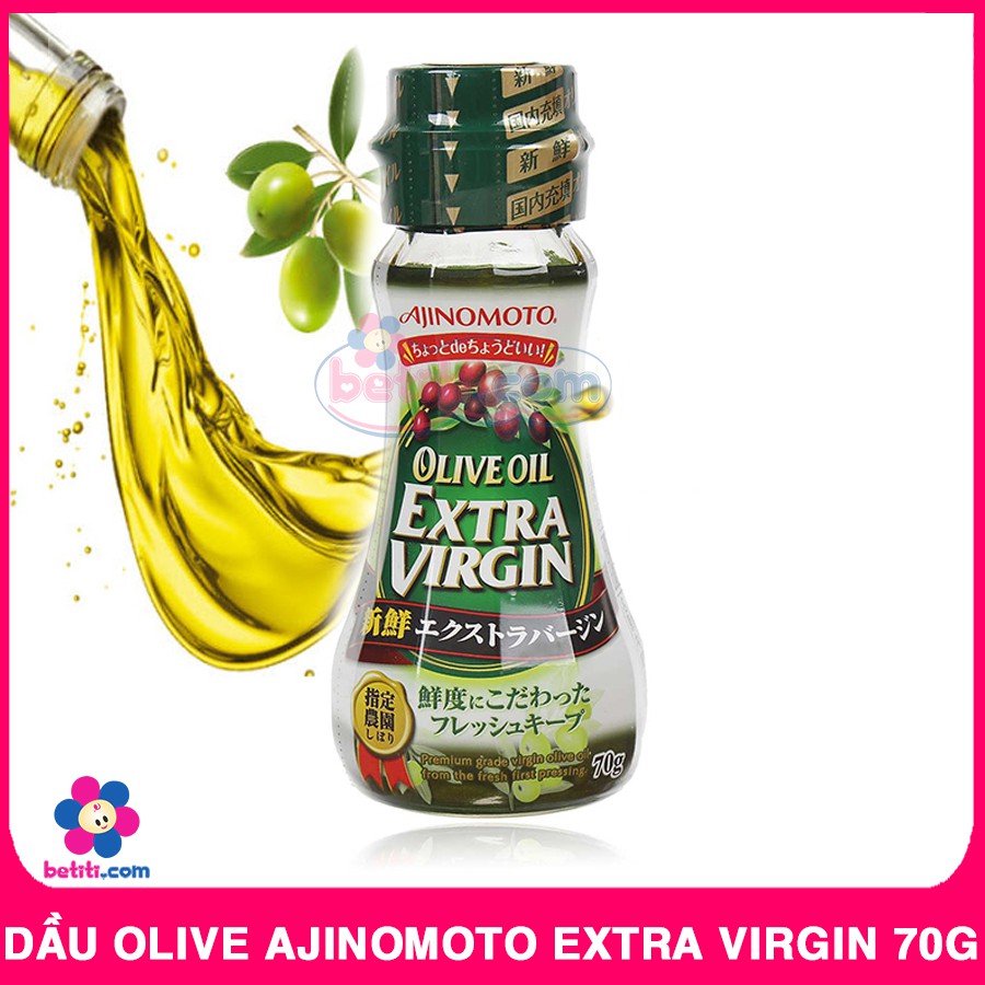 Dầu Olive Ajinomoto Extra Virgin Nhật Bản 70gr (Date 2022) - 4902590852716