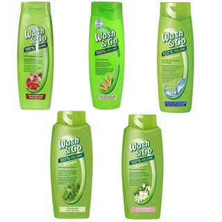 Dầu Gội Trái Lựu Wash&Go Pomegranate Extract 400ml