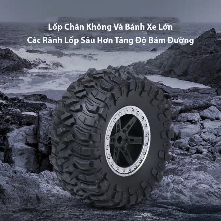 Xe Điều Khiển Tốc Độ Cao Rock ClimBing RC 2.4 GHz 4WD Off-Road Mọi Địa Hình - Hot - Hot