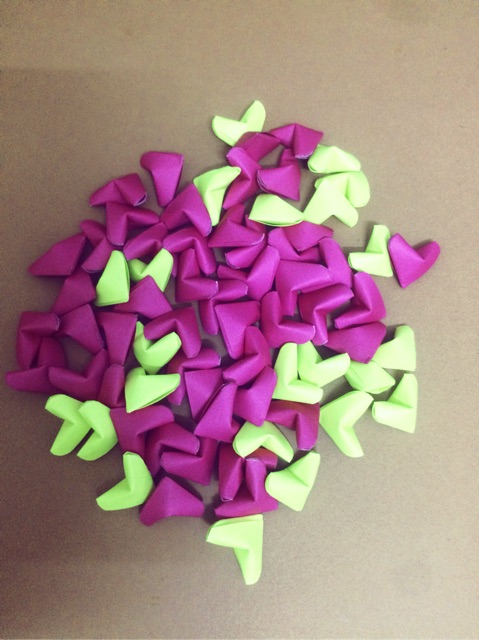 Trái tim giấy origami