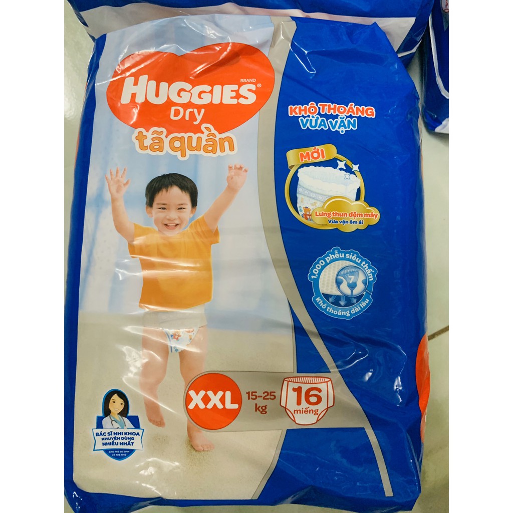 Tã quần Huggies size M22 L20 XL18 XXL16