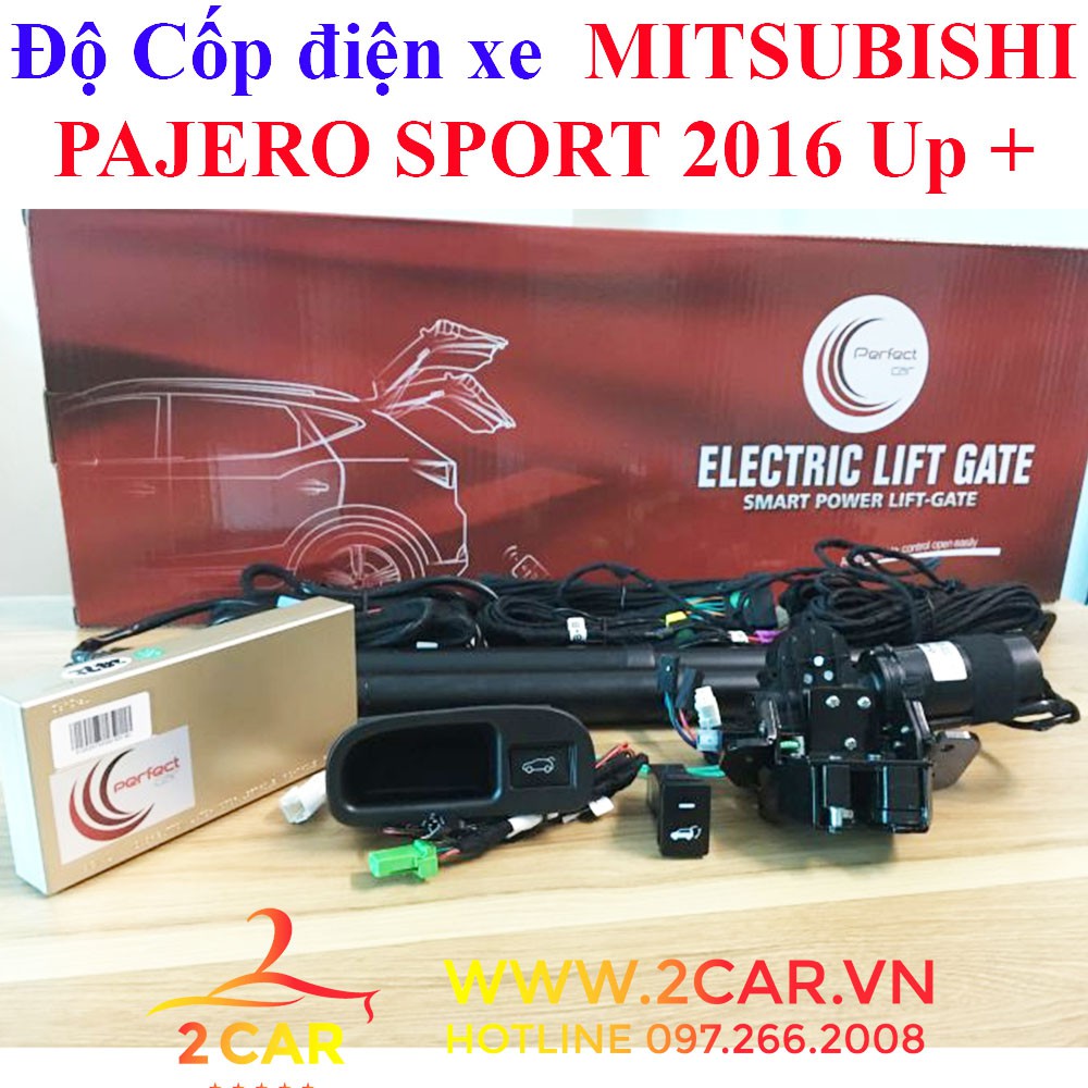 Cốp điện xe MITSUBISHI PAJERO SPORT 2016 Up + thương hiệu PerfectCar cao cấp