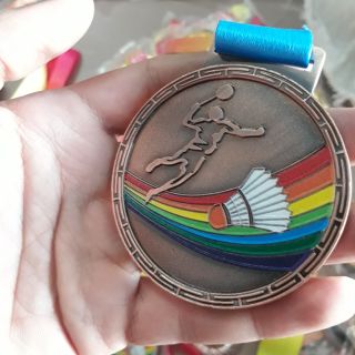 Huy chương cầu lông cao cấp, high quality badminton medal