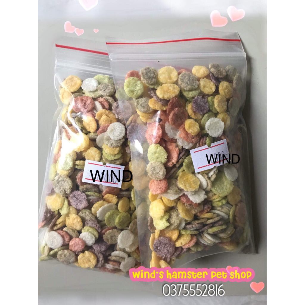 Bắp dẹp cho hamster và dòng gặm nhấm.