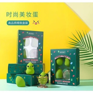 Bông phấn trang điểm 4 món cao cấp