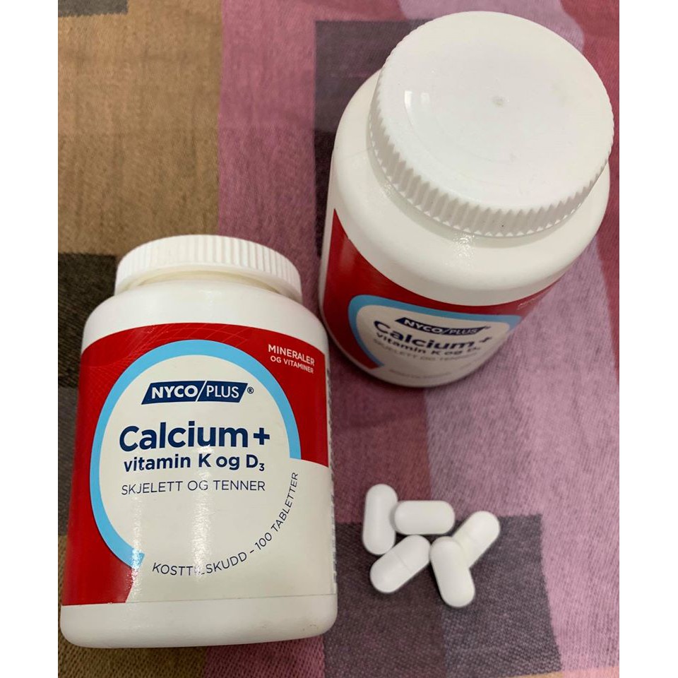 Viên uống hỗ trợ xương khớp Canxi - K - D3 Nycoplus Nauy