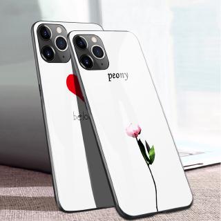 Ốp điện thoại mặt kính in hình ảnh trang trí nhiều mẫu tùy chọn cho điện thoại iPhone X XR XS 11 Pro MAX