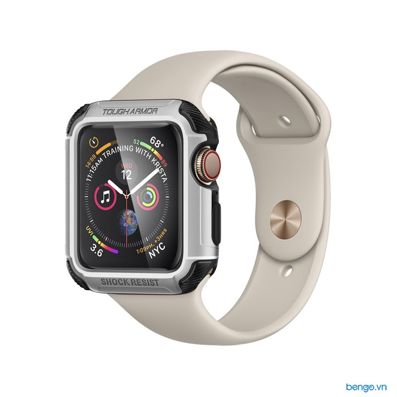 [Mã 267ELSALE hoàn 7% đơn 300K] Ốp Apple Watch Series 4 44mm SPIGEN Tough Armor