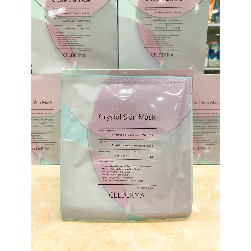 Mặt Nạ Thạch Anh Celderma Crystal Skin Mask 23g